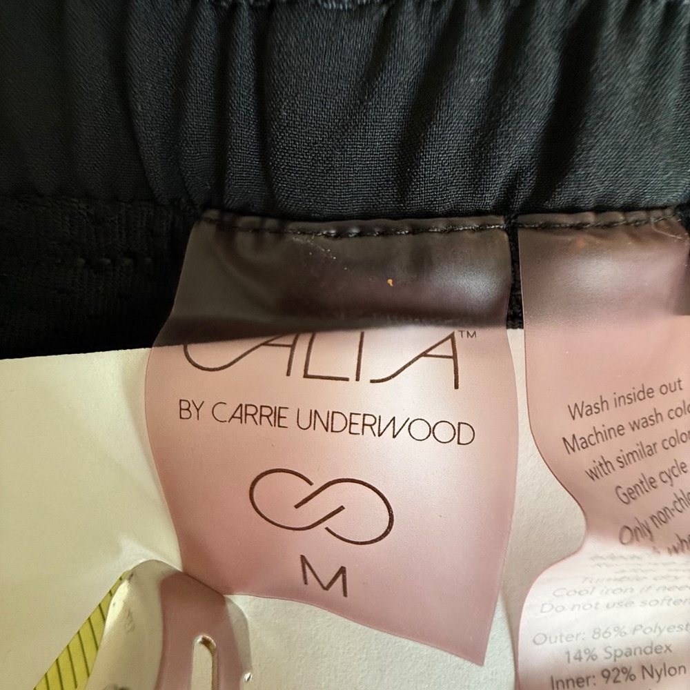 CALIA Black Athletic Skort Size M Tennis Golf Activewear Skirt - Picture 4 of 9